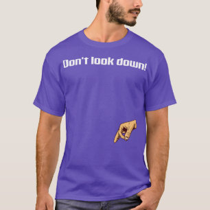 Funny Finger Circle Game Humor kijkt naar de lange T-shirt