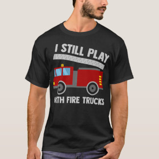 Funny Fire Truck Speelgoed boys Firefighter Tools  T-shirt