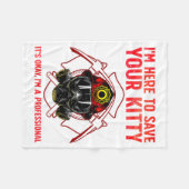 Funny Firefighter Art For Men Women Fireman Gag Fi Fleece Deken (Voorkant (Horizontaal))