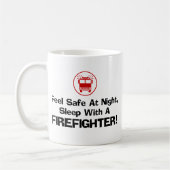 Funny Firefighter Koffiemok (Links)