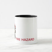 Funny Firefighter Mug Dog Hose Humor Gift (Centre)