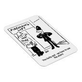 Funny Fireman Firefighter en Policeman Cartoon Magneet (Rechterzijde)