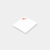 Funny Fish and Worm Love Romantic Post-it® Notes (Schuin)