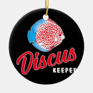 Funny Fishekeeping Aquarist Discus Fish Keeper Keramisch Ornament