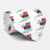 Funny Fishing Stropdas (Opgerold)