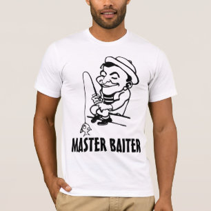 Funny Fishing T-shirts, MASTER BAITER T-shirt