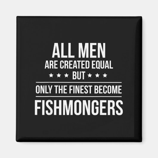 Funny Fishmonger Shirt_ Perfect Job & Work Gif Magneet (Voorkant)