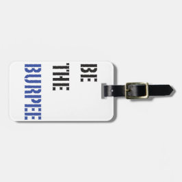 Funny Fitness Burpee Gym Humor Bagagelabel