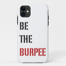 Funny Fitness Burpee Gym Humor iPhone 11 Hoesje