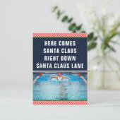 Funny Fitness Centre Carte postale de Noël (Debout devant)