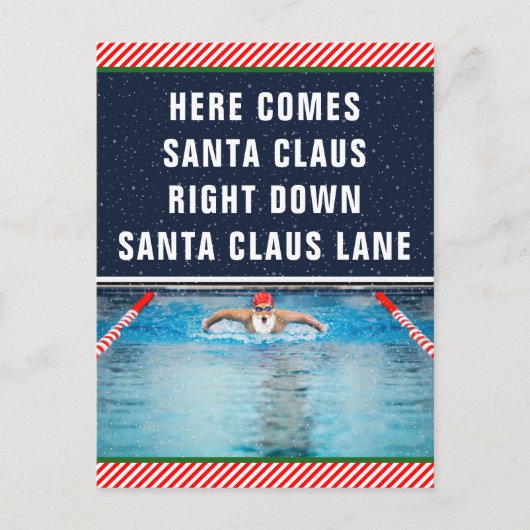 Funny Fitness Centre Carte postale de Noël (Devant)