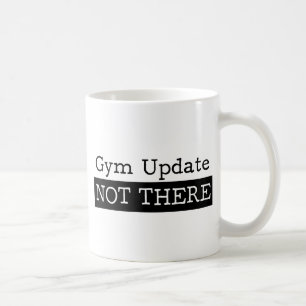 Funny fitness gym quote koffiemok