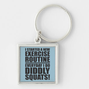 Funny Fitness Gym Sleutelhanger