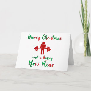 Funny Fitness Thieve Kaart van Kerstmis