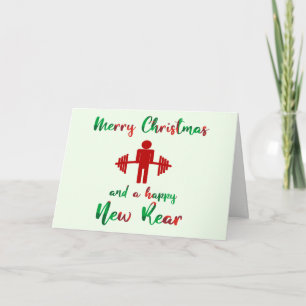 Funny Fitness Thieve Kaart van Kerstmis