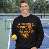 Funny Flaming Pickleball Kitchen Graphic Dink Life Trui