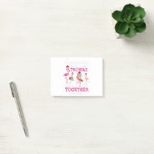Funny Flamingo Kerstmis Post-it® Notes (Kantoor)