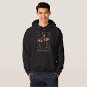 Funny Flamingo Lights Tangled Ugly Sweater Christm (Voorkant volledig)