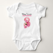 Funny Flamingo Pink Romper (Voorkant)