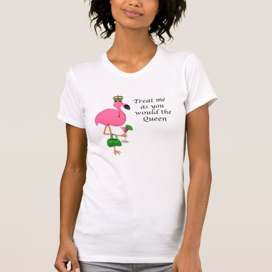 Funny Flamingo Shirt (Voorkant)