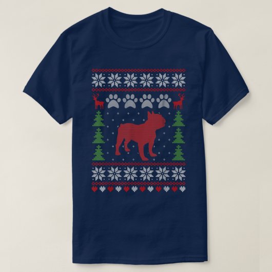 Funny Flamingo Ugly Sweater KerstAnimals Ligh T-shirt (Design voorkant)