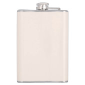 Funny Flask met Speelse Giraffe Smile Custom Text Heupfles (Achterkant)