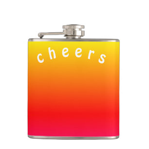 Funny Flask met tekst Proost - Heupfles