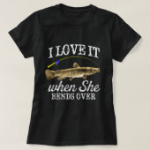 Funny Flathead Catfish Vist zoetwatervis Gif T-shirt (Design voorkant)