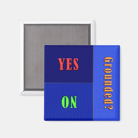Funny Flip Magnet - Grounded Status (Recto/Verso)