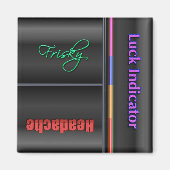 Funny Flip Magnet - Luck Status (Devant)