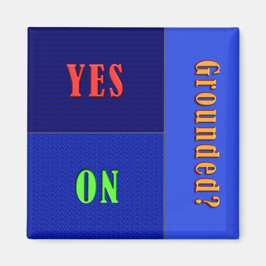 Funny Flip Magnet - Status gegrond Magneet (Voorkant)