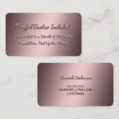 Funny Flirting Carte de visite (Devant / Derrière)