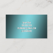 Funny Flirting Carte de visite (Dos)