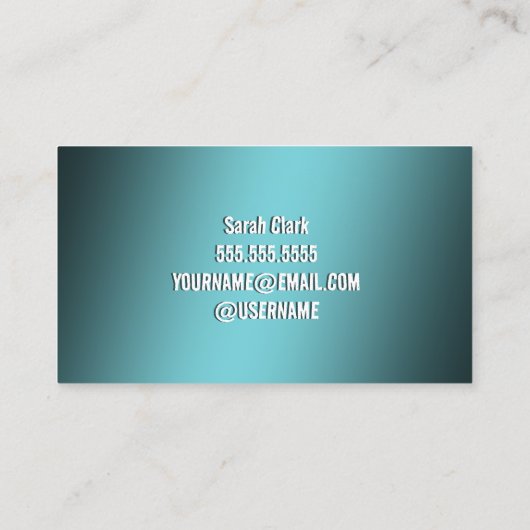 Funny Flirting Carte de visite (Dos)