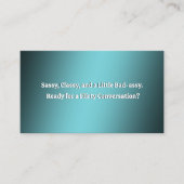 Funny Flirting Carte de visite (Devant)