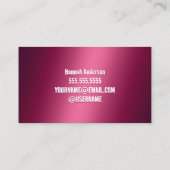 Funny Flirting Carte de visite (Dos)