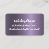 Funny Flirting Carte de visite (Devant)