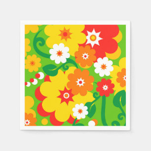 Funny Flower Power Wallpaper en jouw ideeën Servet