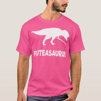 Funny Fluteasaurus Flute Dinosaur (Fluit Shirt) T-shirt