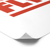 Funny Fly Fishing Poster (Hoek)