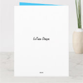 Funny Fly Word Art Afro-Amerikaanse Moederdag Kaart (Achterkant)