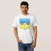 Funny "Foggy Bottom" Cartoon Tee Shirt (Voorkant volledig)