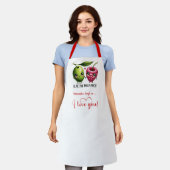 Funny Food Personalized Romantic Love Gift Apron Schort (Gedragen)