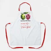 Funny Food Personalized Romantic Love Gift Apron Schort (Voorkant)