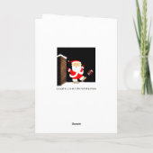 Funny Football Feestdagen Kaart (Achterkant)