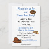 Funny Football Feestuitnodigingen Kaart (Achterkant)