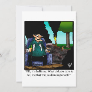 Funny Football Feestuitnodigingen Kaart