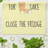 Funny for Fox Sake sluit de vriend. Theedoek (Gevouwen)