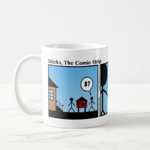 Funny for Sale Sign Stickman Mok - 106