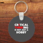 Funny For Skeptics - Critical Thinking Quotes Scie Sleutelhanger (Voorkant)